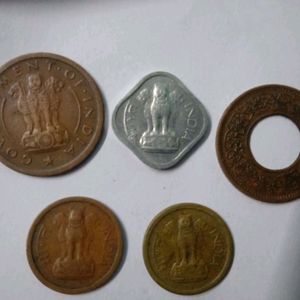 9 Indian Coin Set