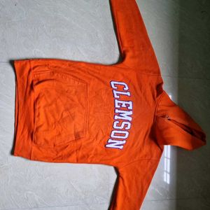 Hoodies Bright Neon Orange Colour