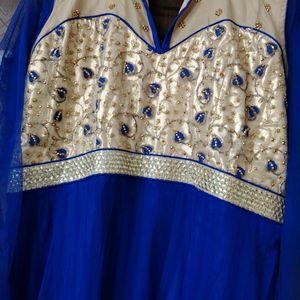 Royel Blue Anarkali Kurti