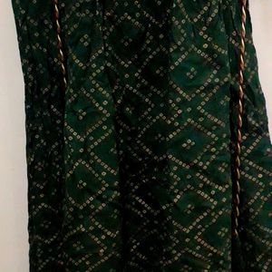 Chundari Print A Line Kurti