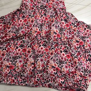 Crop Floral Printed Top