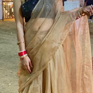 Ruffle Saree