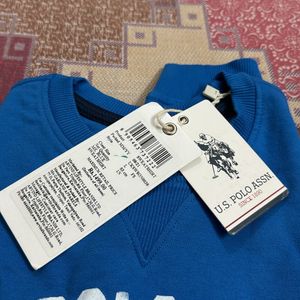 US Polo Blue Sweatshirt For boys