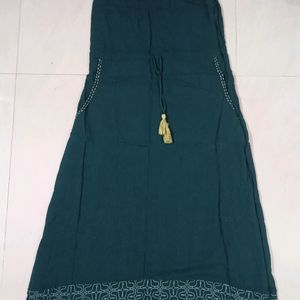 Green Colour Gown