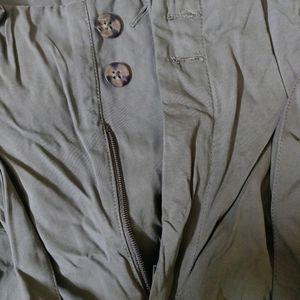 OLIVE TROUSERS