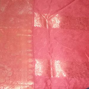 Baby Pink Colour Saree