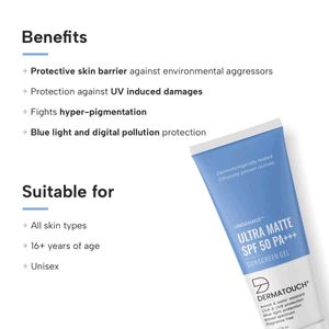 Dermatouch Ultra Matte Sunscreen 💙🛍️