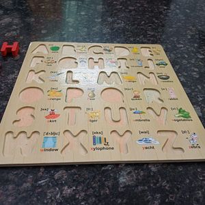 Alphabet Wooden Puzzle Board