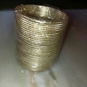 Shining Golden Metal Bangle- 2.4- 36 units