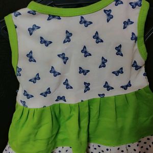 Kids Green 🟢frock Small