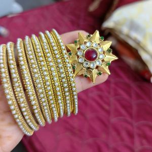 Combo Of Bangles Nd Ring