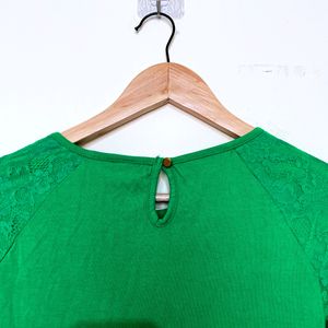 Parrot Green Dress