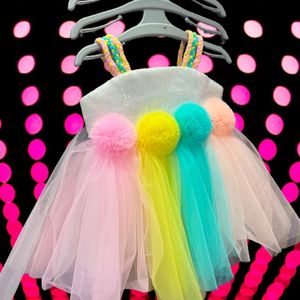 🌈 Rainbow Party wear Gown