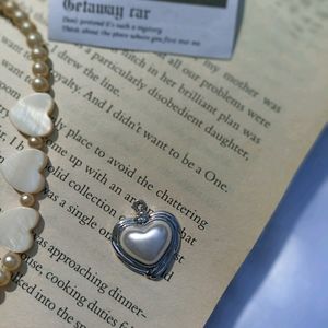 Vintage Silver Heart Pendant Charm 🤍