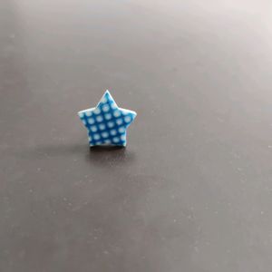 Blue Colour Checks Stud