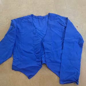 Blue Crop Jacket. Very Beautiful No Flaw