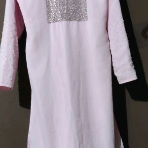 Offer Only For 2 Days Pink Party Kurta With Dupat