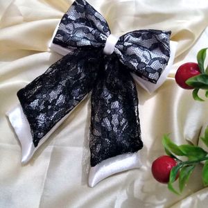 Lace Double Layered Bow Clip