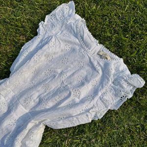 Coquette Lux Brand LOFT Summer White Dress