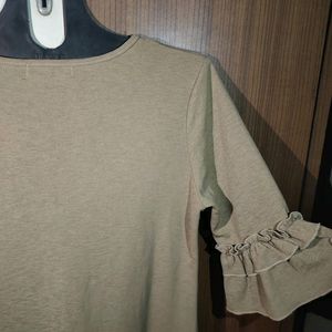 Tan Partywear Top