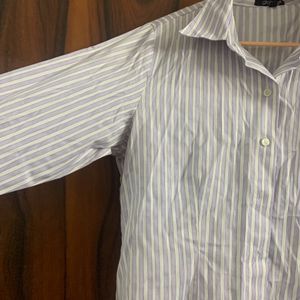 Lavender Striped Shirt