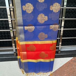 Banarasi Silk Pot Print Dupatta