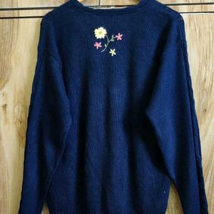 Dark Blue  & Black  Sweater Size-42 (Combo)