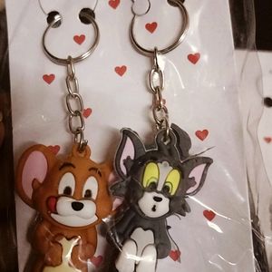 Tom And Jerry/Shoes Keychain