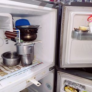 Double Door Grey Fridge