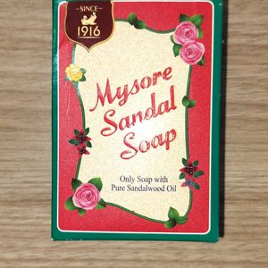 Mysore Sandal Soap-Free Pears Soap