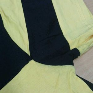 Yellow And Black T-shirt