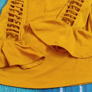 Mustard Color Top