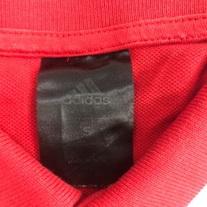 Adidas T-shirt In Mirchi Red Color