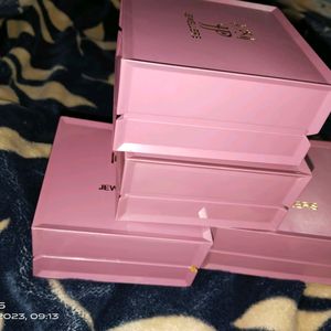 Four Pieces Bengal Box's, Pink Colour