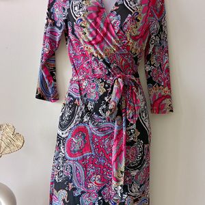 Elegant Imported Wrap Dress