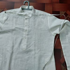 Price Drop For Today Men's Kurta Off White Linen