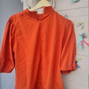 Orange Elegant Top