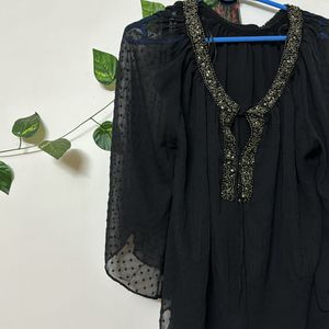 Embroidered Tunic Top