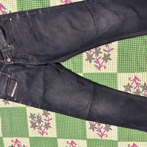 Black Denim Slim Fit Jeans For Men