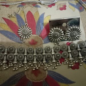 Oxidised Jwellery Set