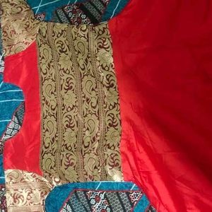 Red South Indian Gown