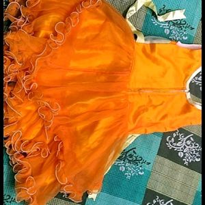 Orange Cutee Frock