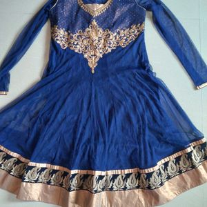 Soch Brand Blue Anarkali Suit Set