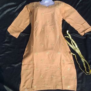 Cotton Nude Kurti