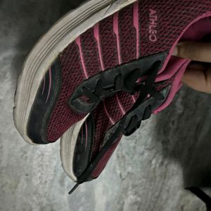 Pink Color Women Sports Shoe