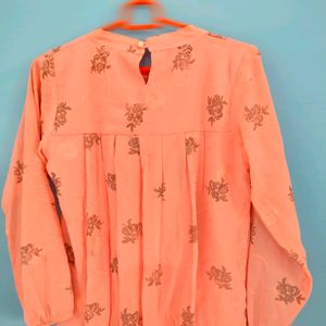 Peach Colour Top