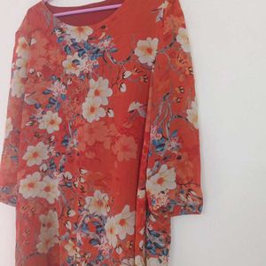 Orange Top Xxl ALine New Like