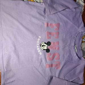 Levender Mickey Mouse Tshirt🩵💙💜