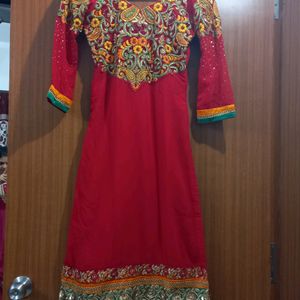 Red Kurta