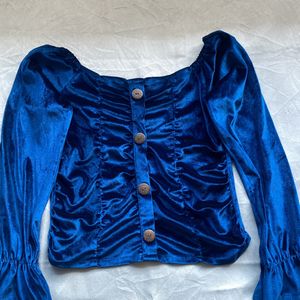 Pretty Velvet Women Top